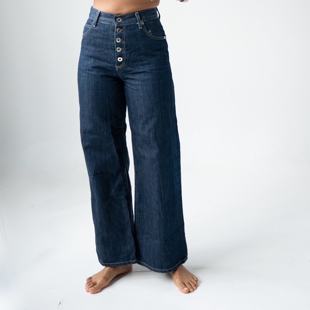 Dark denim jeans